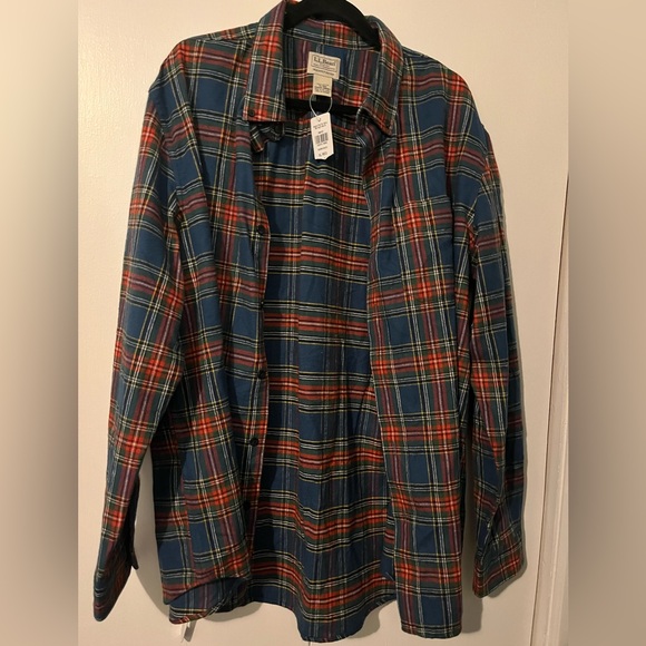 Men's Scotch Plaid Flannel Shirt - Picture 4 of 5